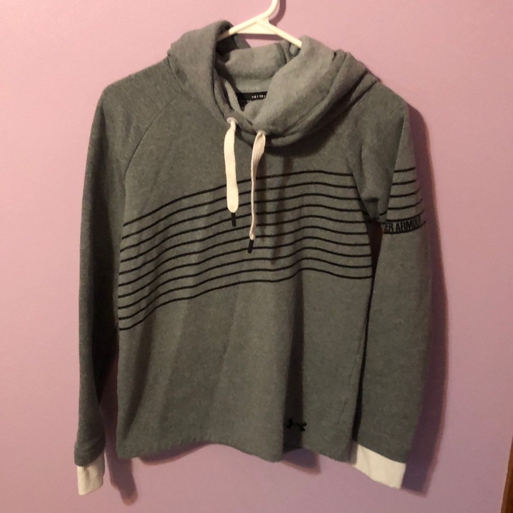Women’s Under Armour Gray Cowlneck Sweatshirt